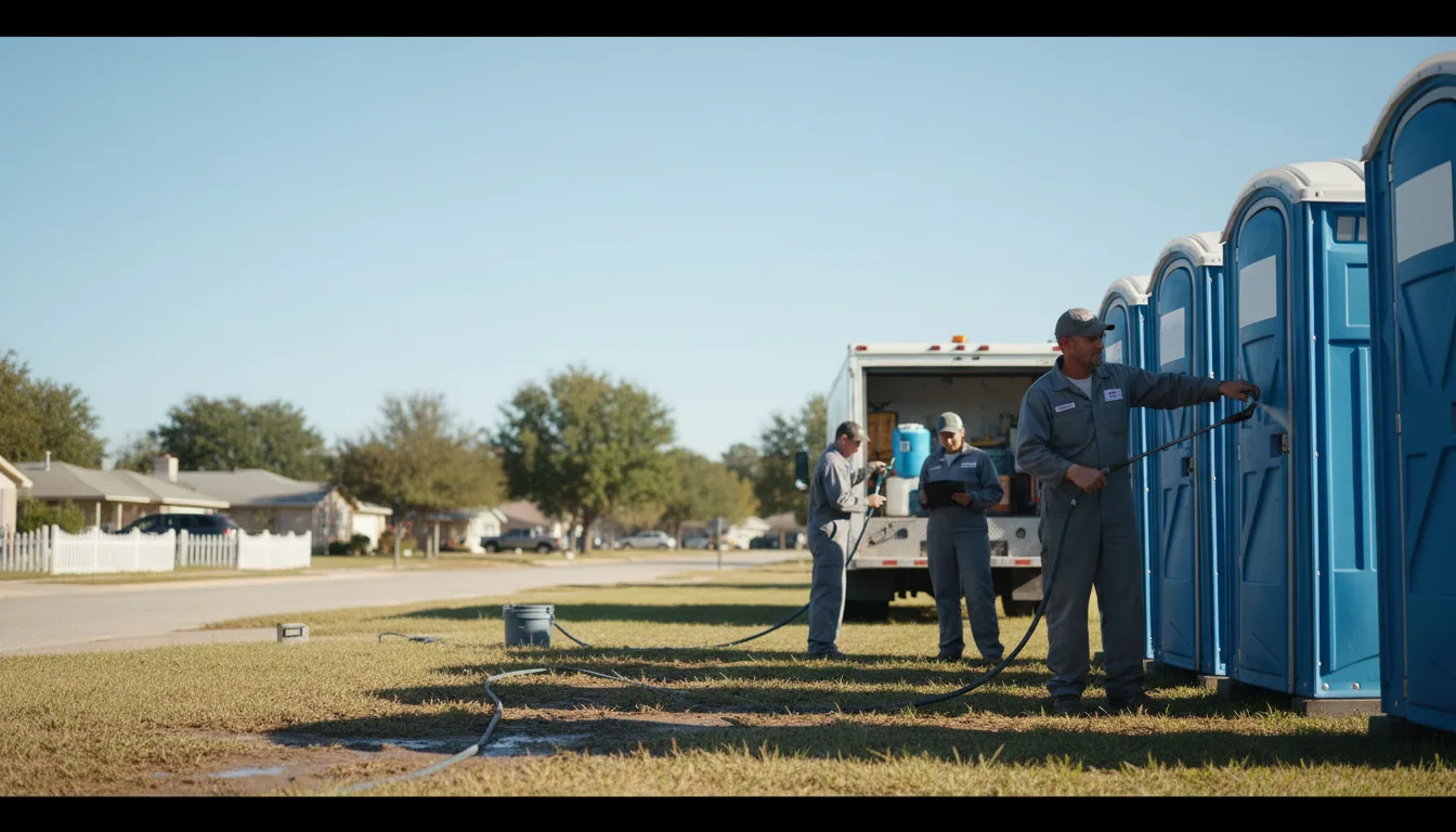 Long-Term Portable Toilet Rental in Hunter, AR near me